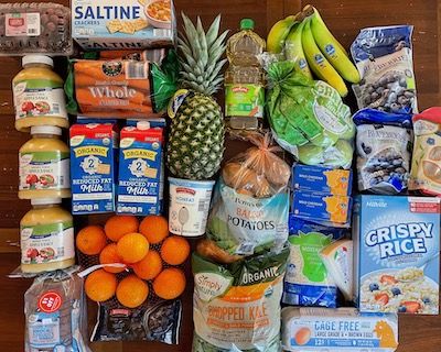 Aldi grocery haul for June 13.