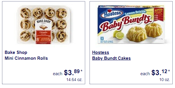 Mini cinnamon rolls or Hostess baby bundt cakes