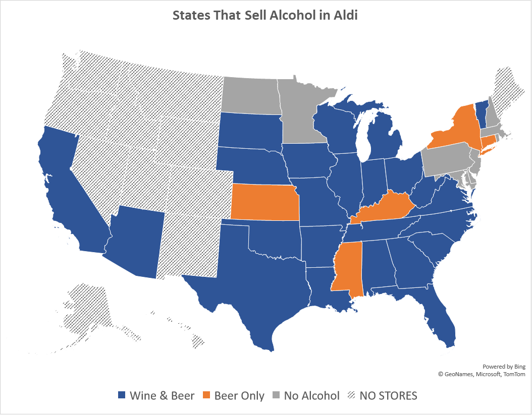 What States Does Aldi Sell Alcohol?