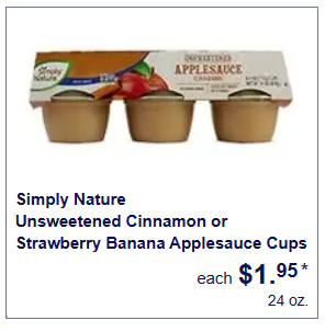 Applesauce cups