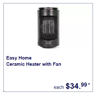 Ceramic Heater with Fan