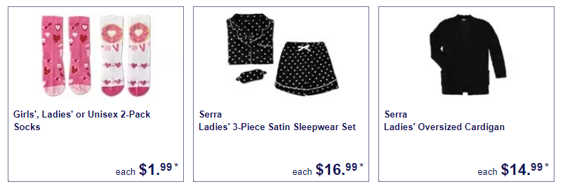 Ladies' Pajamas, oversized cardigan, and socks