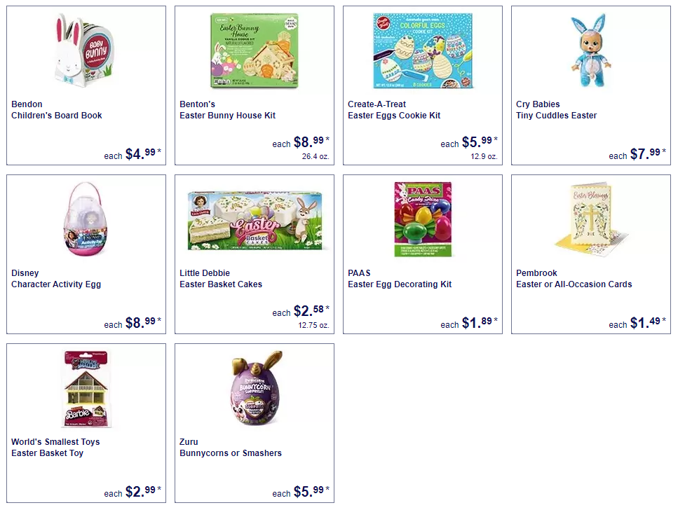 Holidays - Easter themed toys and decorating kits