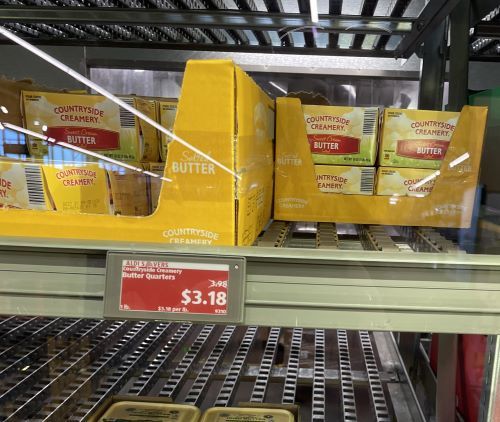 Butter at Aldi for $3.18