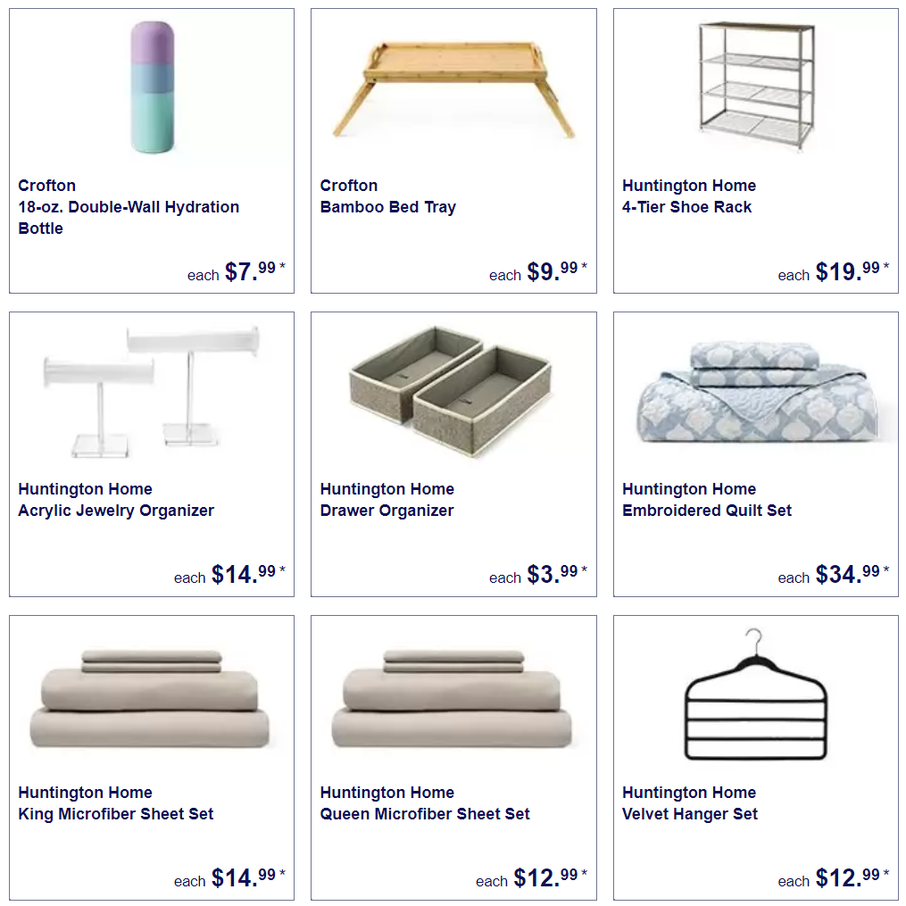 Products for home - microfiber sheet set