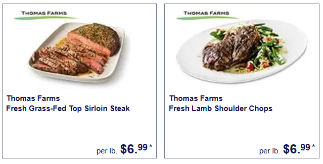 Thomas Farms - Sirloin Steak & Lamb shoulder chops
