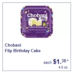 Birthday Cake flavored yogurt