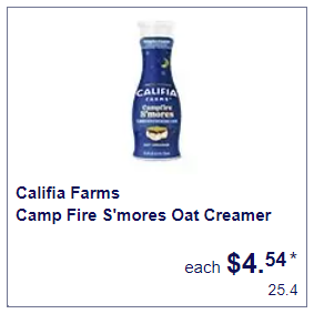 Califia Farms, S'mores Oat Creamer