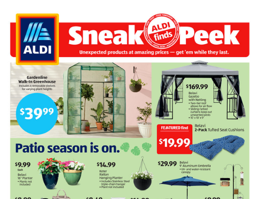 Now The Latest Aldi Finds Sneak Peek For April 18!