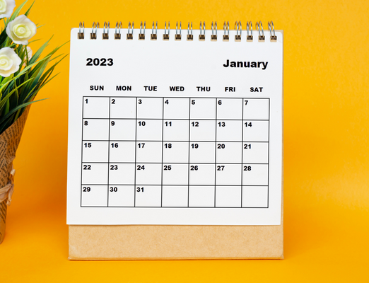 January 2023 Calendar